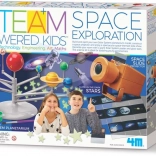 set scientifico 4M steam powered kids: esplorazione dello spazio