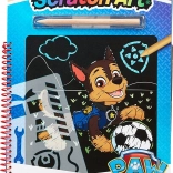 blocco scratch Paw Patrol Chase – set creativo 19 × 28 cm, 10 fogli