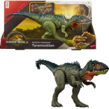 Figure dinosauro Tyrannotitan Jurassic World Rebirth Gigantic Thrashers 34 cm