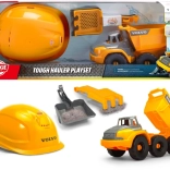 set da costruzione camion ribaltabile Volvo con casco