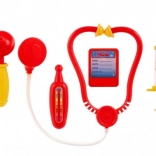 Set medico per bambini con stetoscopio e borsa del dottore