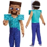Costume per bambini Steve di Minecraft 127–136 cm (7–8 anni)