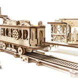Modello meccanico in legno UGEARS Linea del tram Mechanical Town