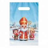 Sacchetto di plastica con motivo di San Nicola 20 × 30 cm
