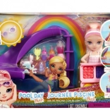 Set Rainbow High con piscina e sorellina