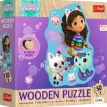 Puzzle in Legno Gabynin Casetta Magica 50 Pezzi