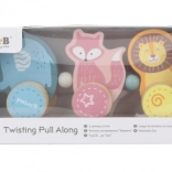 Animaletti di legno da traino POLARB by VIGA