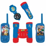 Set avventura Paw Patrol con ricetrasmittenti, binocolo e bussola