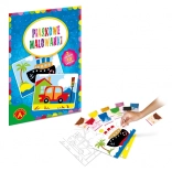 Quadri di sabbia - Barca, auto