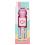 Microfono karaoke rosa per bambini a batterie