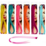Ciocca colorata per capelli 50 cm – 6 colori