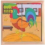Puzzle a cubi – vita in campagna