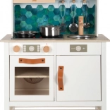 cucina giocattolo in legno small foot tasty bianca con luce e suono