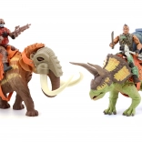 Primal Clash cavaliere sul dinosauro 25 cm – mammut o triceratopo