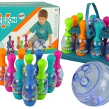 Gioco arcade di bowling con pallina luminosa