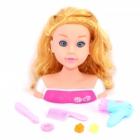 Testa pettinabile con accessori 22 cm