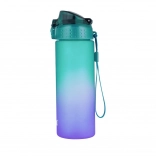 Borraccia OXY CLICK 600 ml Ombre Violet-Green in Tritan