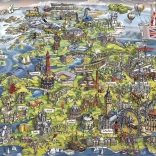 Puzzle Splendida Gran Bretagna 1000 pezzi