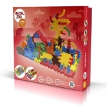 Set di costruzione in plastica BLOK 4 Zoo, 235 pezzi