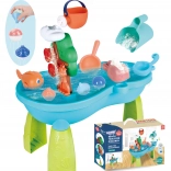Tavolo d'acqua per bambini 2 in 1 con sabbiera e cascata WOOPIE