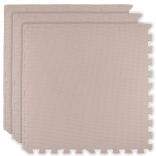 Tappetino da gioco in schiuma HUMBI 180 × 60 cm, puzzle grandi impermeabili, 3 pz, rosa chiaro