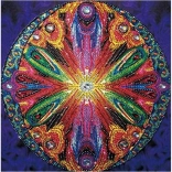 Pittura diamantata 7D cerchio mandala 30 × 30 cm
