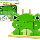 Puzzle creativo in legno 3D Rana
