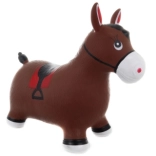 Cavallino saltellante in PVC resistente con pompetta