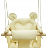 Altalena per bambini Orsetto beige