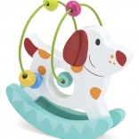 Labirinto in legno a forma di cane – gioco motorico per bambini