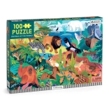 Puzzle Mudpuppy Animali del mondo 100 pezzi
