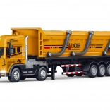 Trattore metallico ribaltabile con effetti luminosi e sonori 42 cm