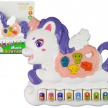 Pianoforte Interattivo Unicorno Bianco