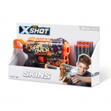 X-Shot Skins Flux – pistola a schiuma Game Over (8 dardi)