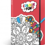 Quaderno da colorare a righe per pennarelli 13 × 21 cm