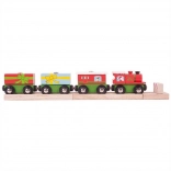 Bigjigs Rail trenino di Natale con binari