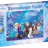 Puzzle Ravensburger Il Regno di Ghiaccio - Magia di Ghiaccio 100 pezzi