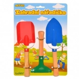 Attrezzi da giardinaggio in metallo per bambini 3 pz