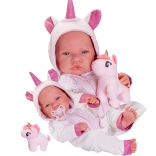 Antonio Juan bambola realistico neonato 42 cm corpo interamente in vinile