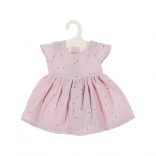 Vestito in mussola per bambole 38 cm – rosa