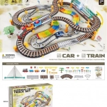 pista ferroviaria elettrica 192 pezzi