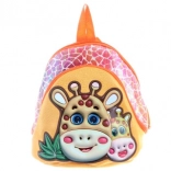 Zainetto 3D per bambini giraffa, arancione