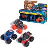 Monster Jam Mini Jams – set di 3 mini truck MARVEL: Winter Soldier, Captain America, War Machine