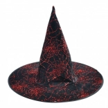 Cappello da strega per adulti nero-viola