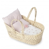 Cestino di Mosè per bambole con biancheria da letto – piccolo Antonio Juan