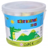 Gessetti rotondi da marciapiede 20 pz in secchiello