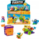 PIRATIX Adventure World Golden Treasure set del capitano – 4 mini figure e accessori
