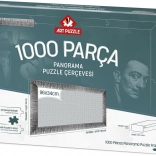 Cornice per puzzle 96x34cm argento