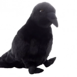 Corvo di peluche sonoro 25 cm eco‑friendly