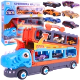 Spara-auto DINO con 6 mini macchinine